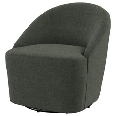 Denali Hunter Green Upholstered Accent Swivel Chair