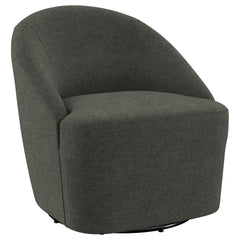 Denali Hunter Green Upholstered Accent Swivel Chair
