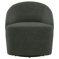 Denali Hunter Green Upholstered Accent Swivel Chair