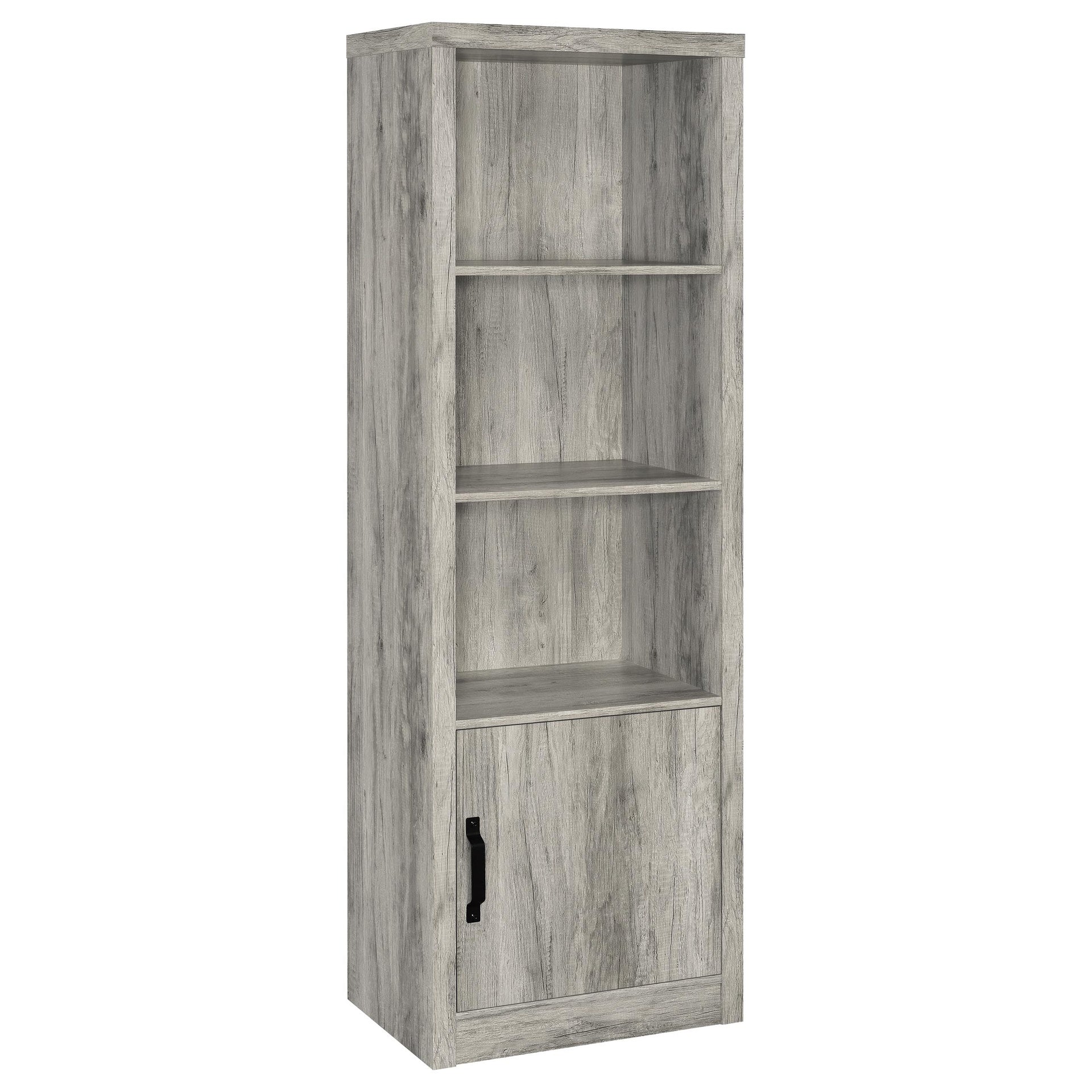 Conifer Grey Driftwood 3-shelf Media Tower