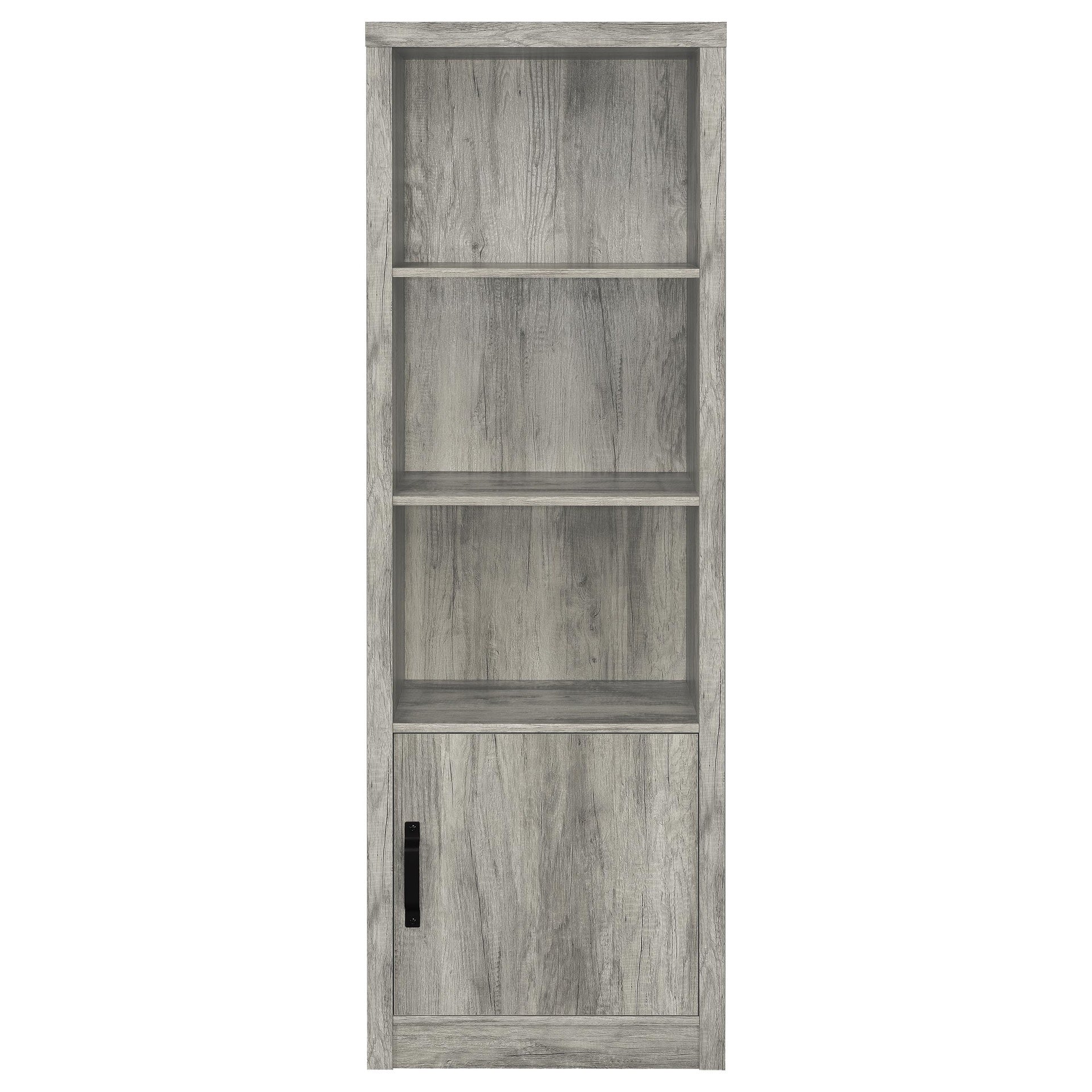 Conifer Grey Driftwood 3-shelf Media Tower