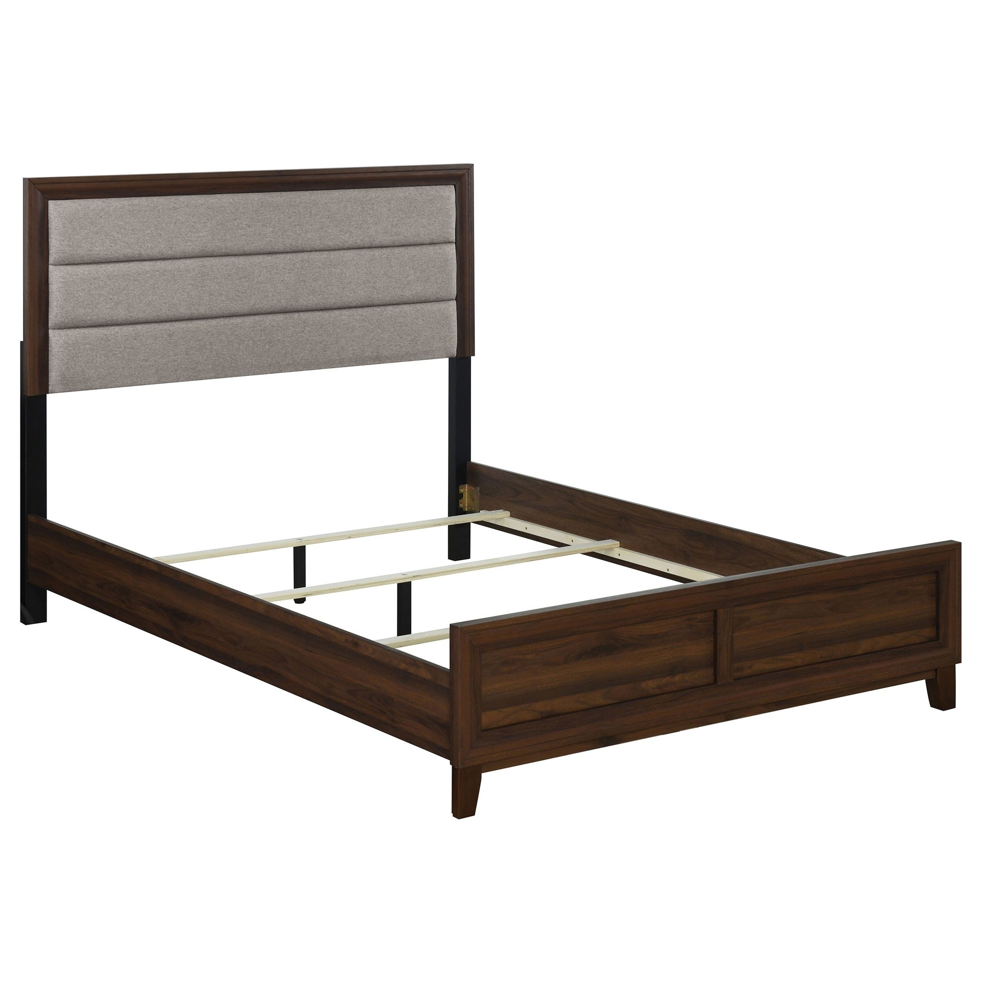 Anza Walnut 5-piece Queen Bedroom Set