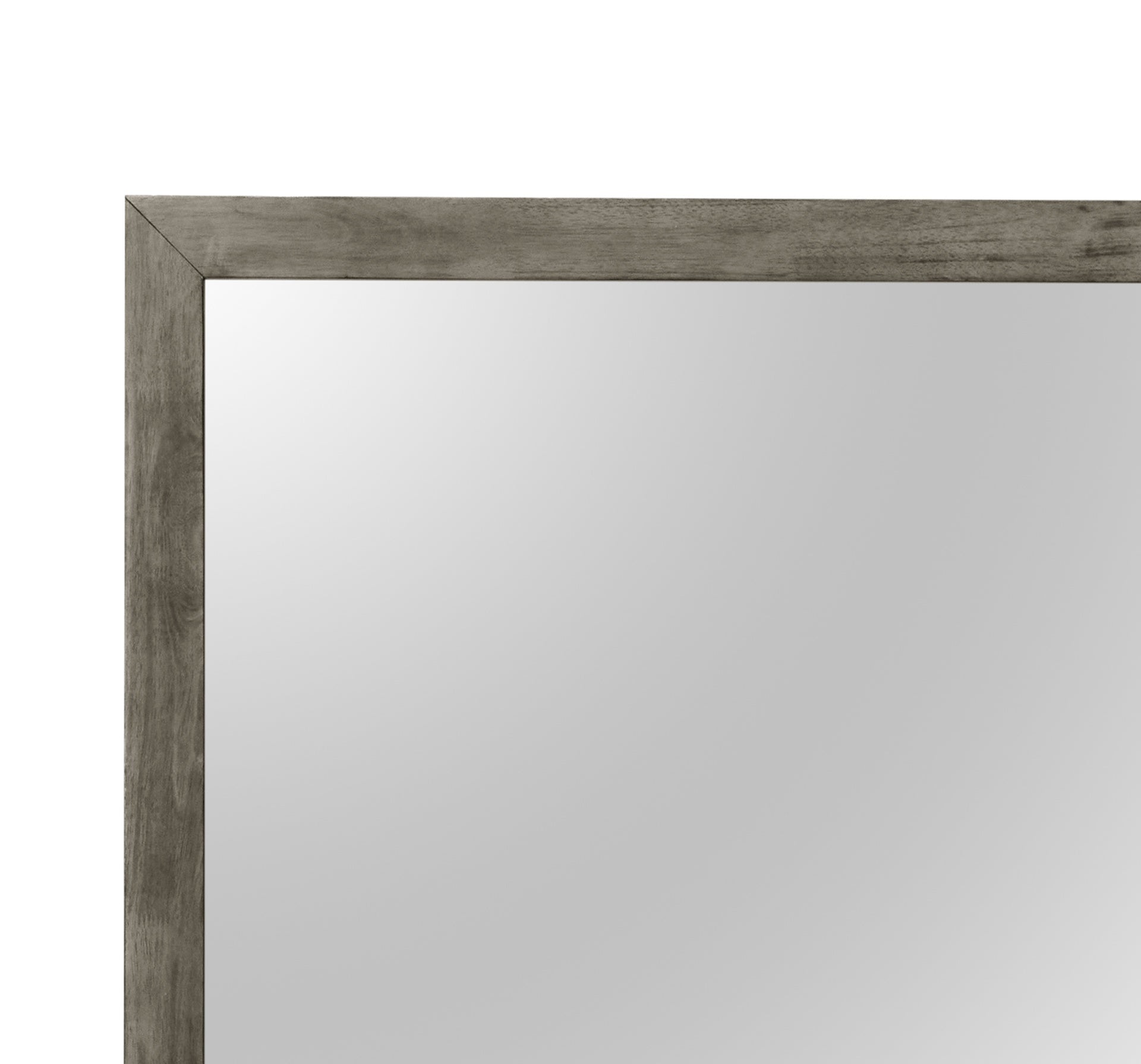 Chic Transitional Gray Wall Mirror