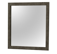 Chic Transitional Gray Wall Mirror