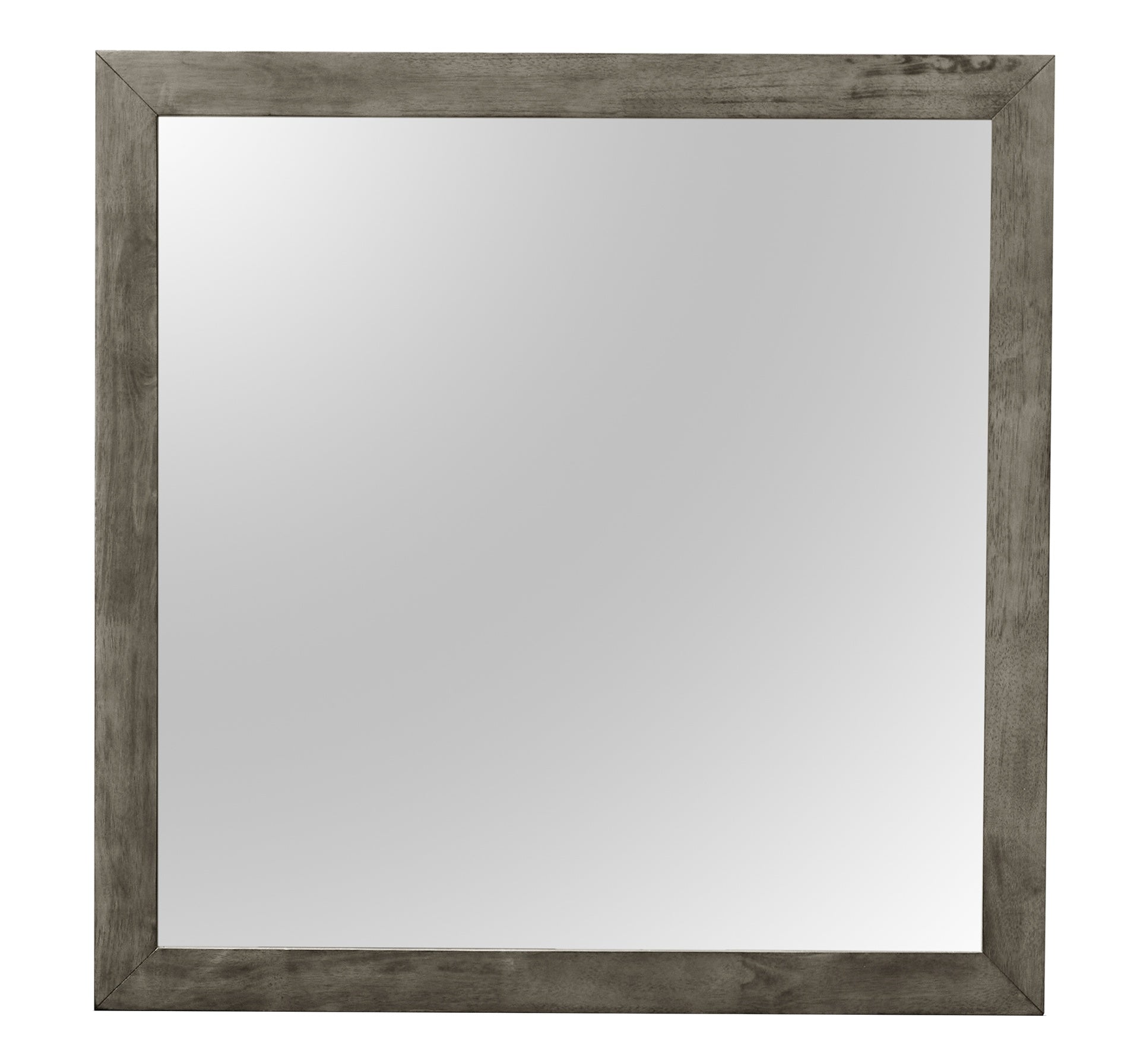 Chic Transitional Gray Wall Mirror