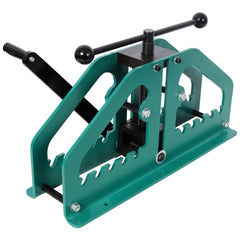 Tube Roller Bender,Manual Pipe Bending Machine,Pipe Rolling Machine, Pipe Bending Tool for Round or Square Tube, Not Include Dies, Green Color