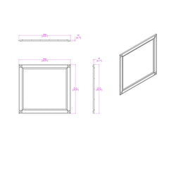 Soulmarie Charcoal Mirror