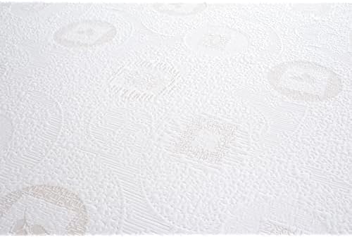 Herbal Fusion Collection, Green Tea-infused Polyester Memory Foam Mattress,Queen Size,White.