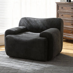 Wide Modern Upholstered Oversized Accent Chair