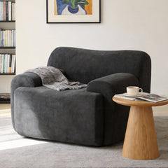 Wide Modern Upholstered Oversized Accent Chair