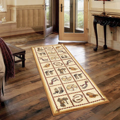 Tribes GC_YLS4010 Beige 2 ft. x 3 ft. Southwest Area Rug