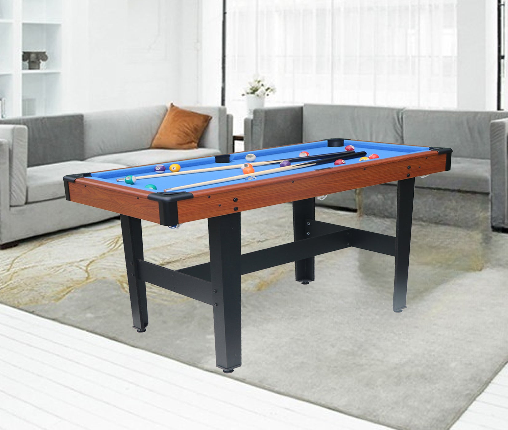 48″ Game Table - Combo Game Table Set - Billiards/Pool, Glide Hockey and Table Tennis for Home, Game Room, Friends and Family!