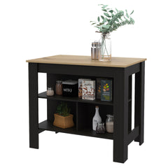 British Single Kitchen Pantry, Four Storage Shelves, Double Doors Cabinets