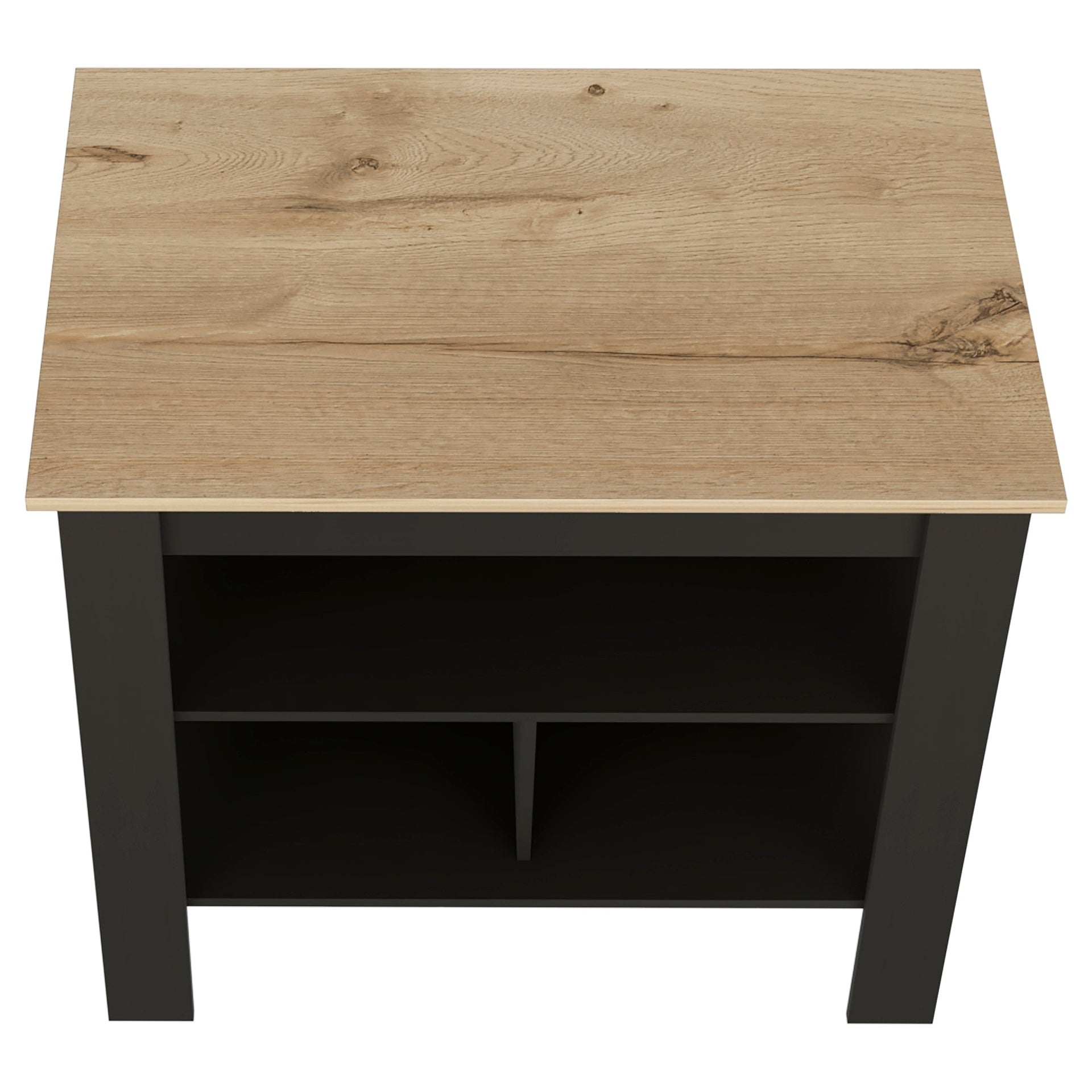 British Single Kitchen Pantry, Four Storage Shelves, Double Doors Cabinets