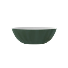 65" Premium Solid Surface Deep Soaking Bathtub