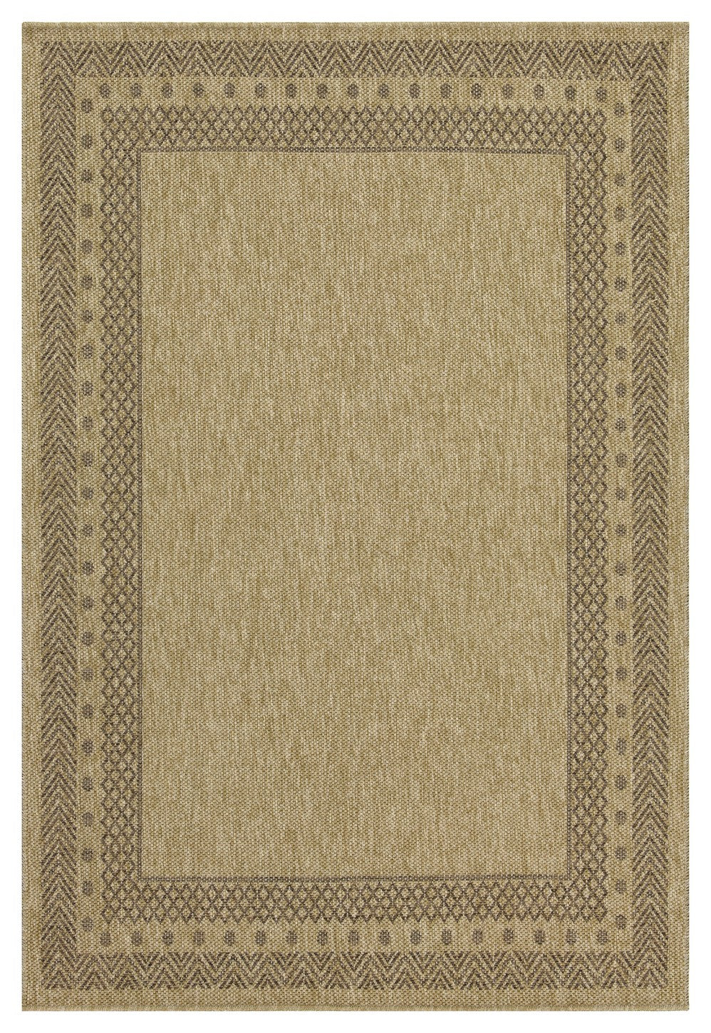 Earth GC_NTL1007 Jute/Mocha 7 ft. 10 in. x 10 ft. 3 in. Indoor/Outdoor Area Rug