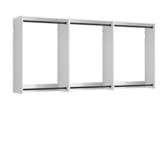 Devi White Wall Mounted Wood Closet System