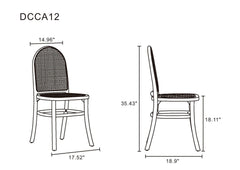 Dining Chair in Black