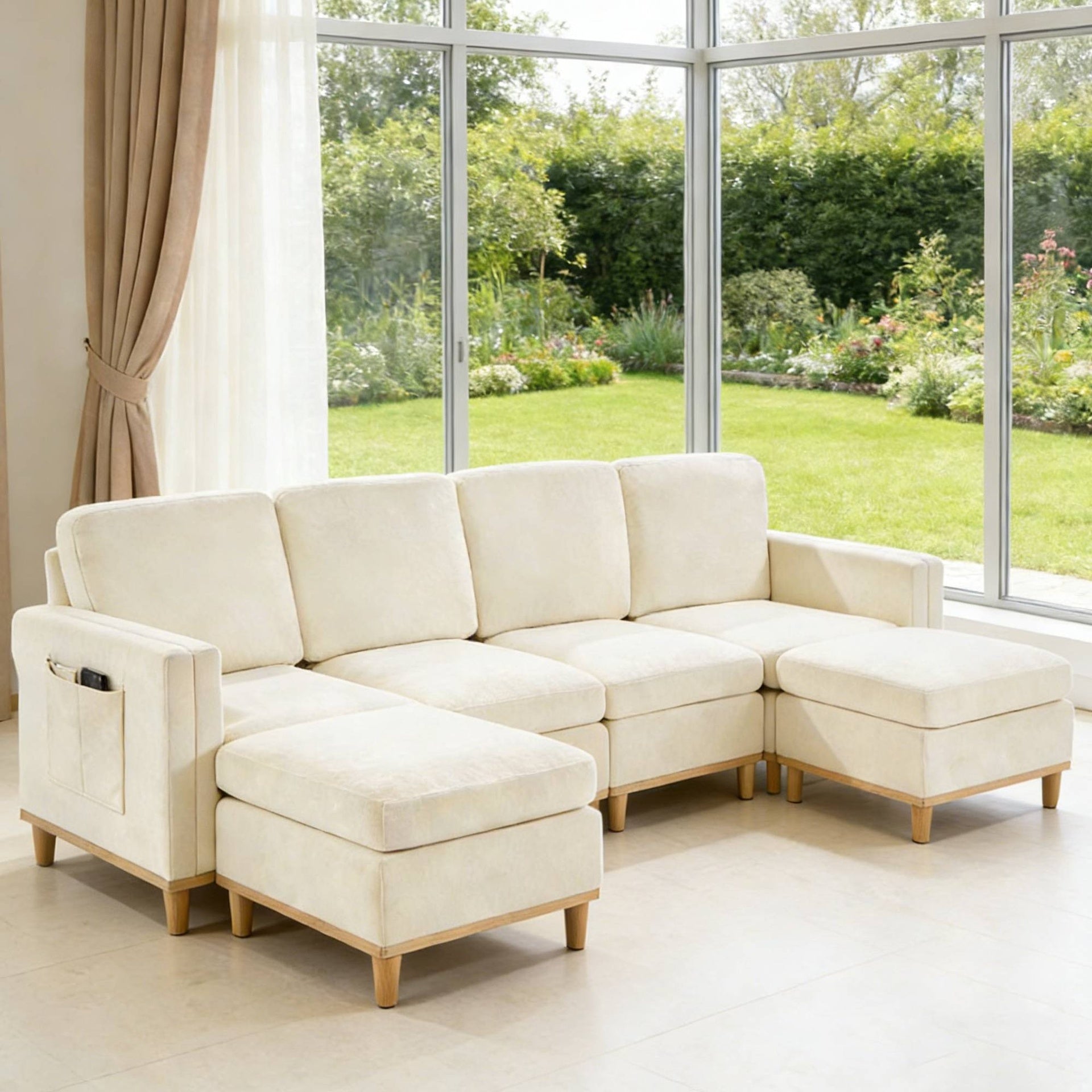 Modern Sofa Chair with Soft Padding - Ideal for Living Room, Office & Dining Room
