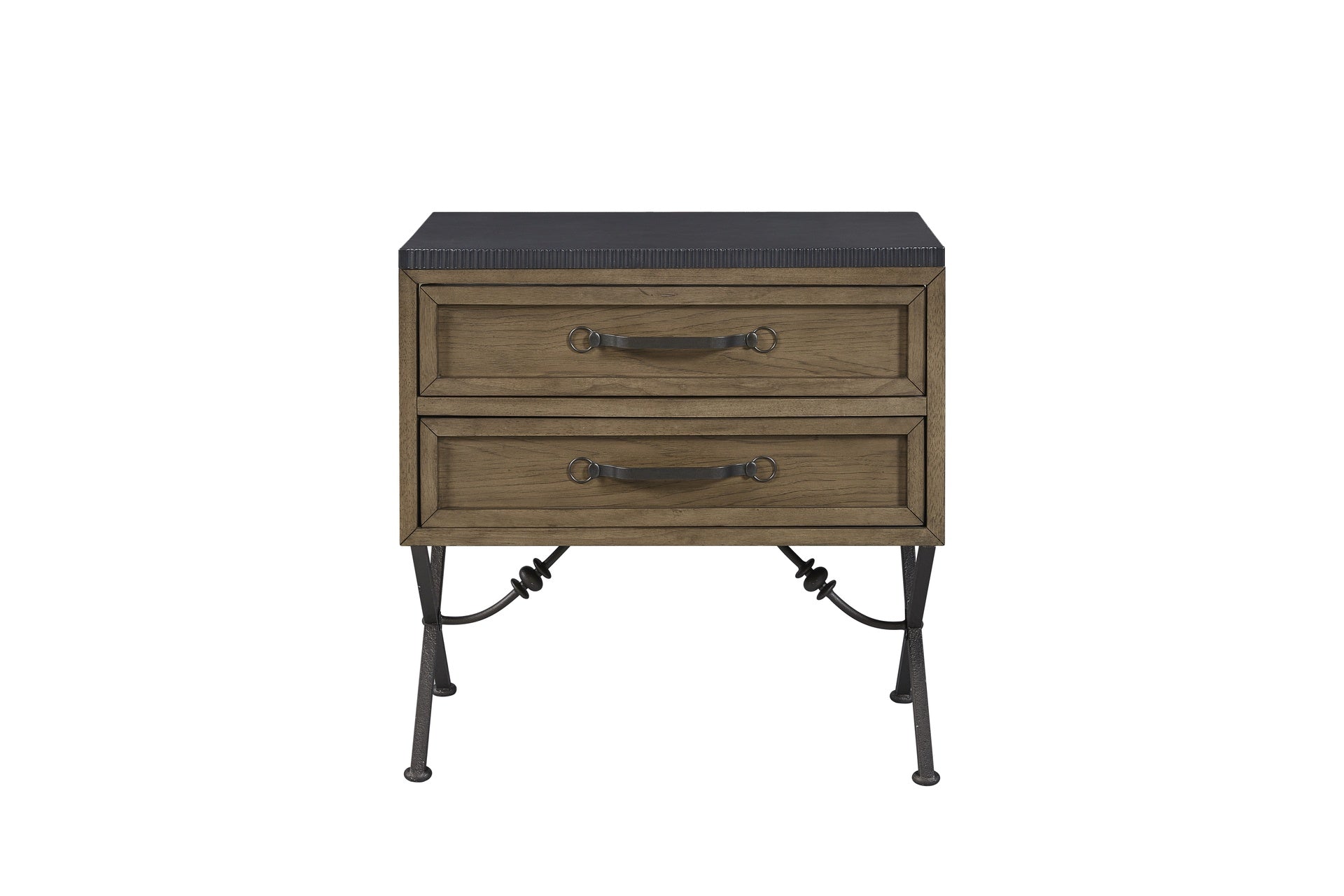 2 Drawer Nightstand - Almond