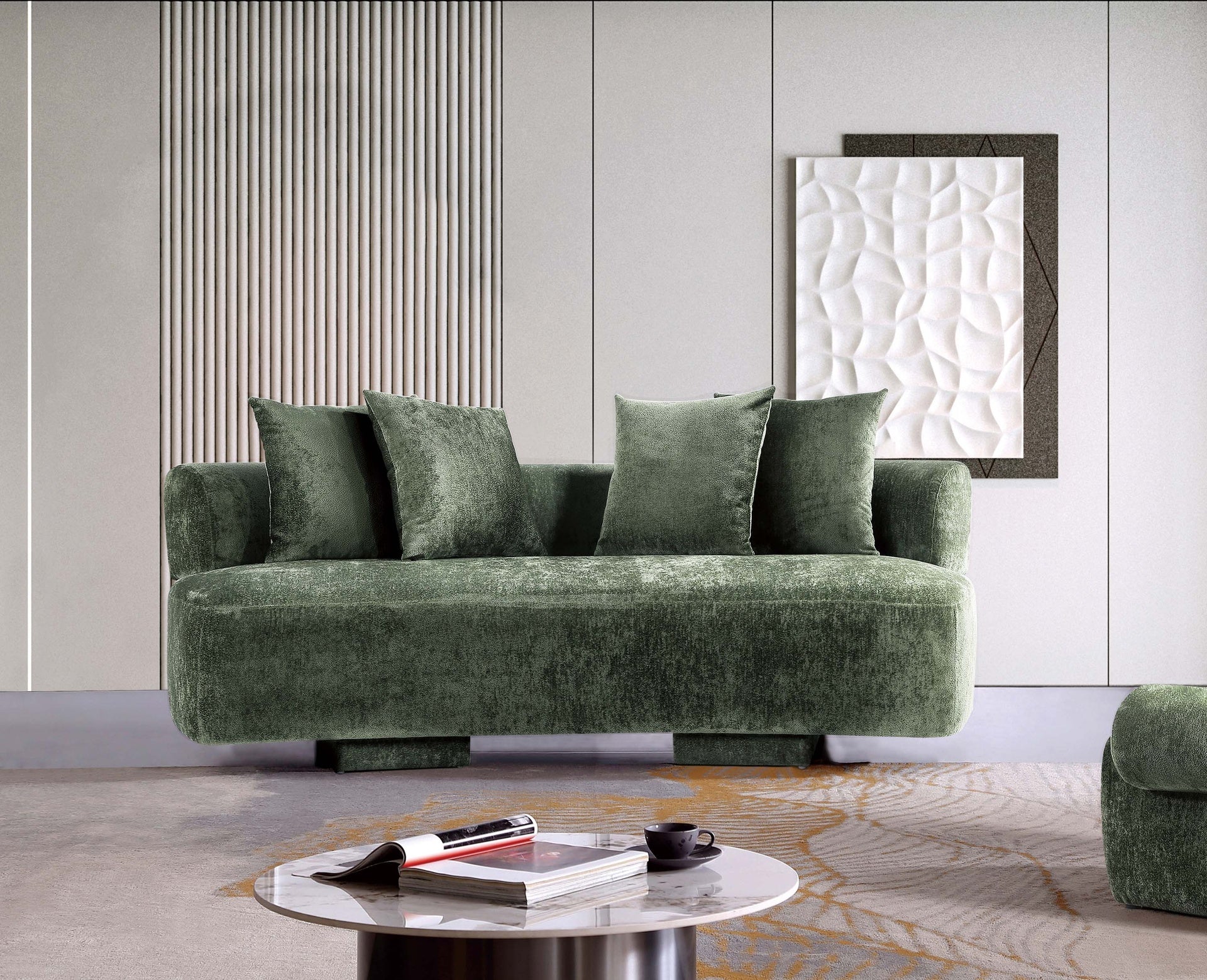 Sofa in Olive Green