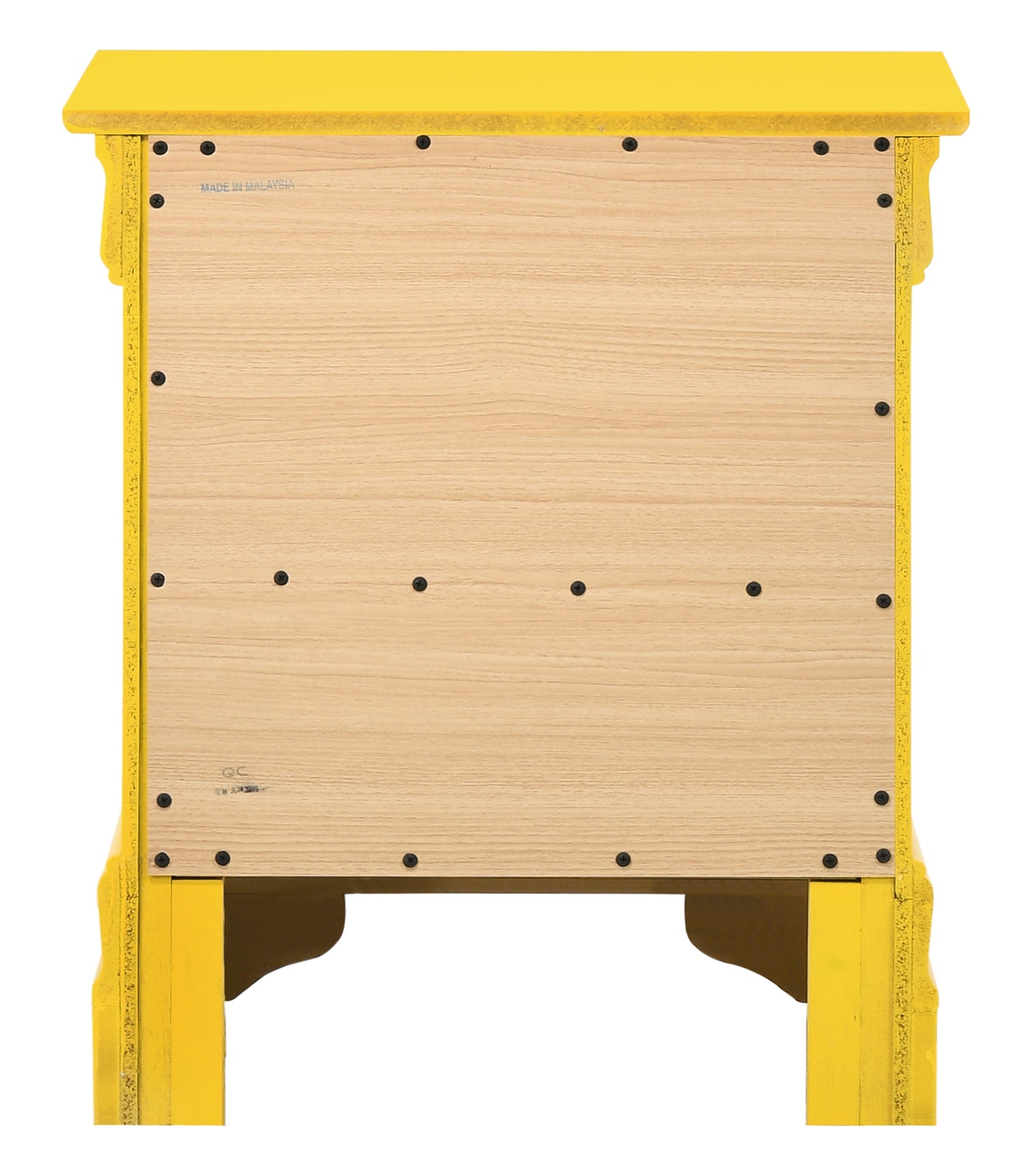Charming Yellow Traditional Nightstand