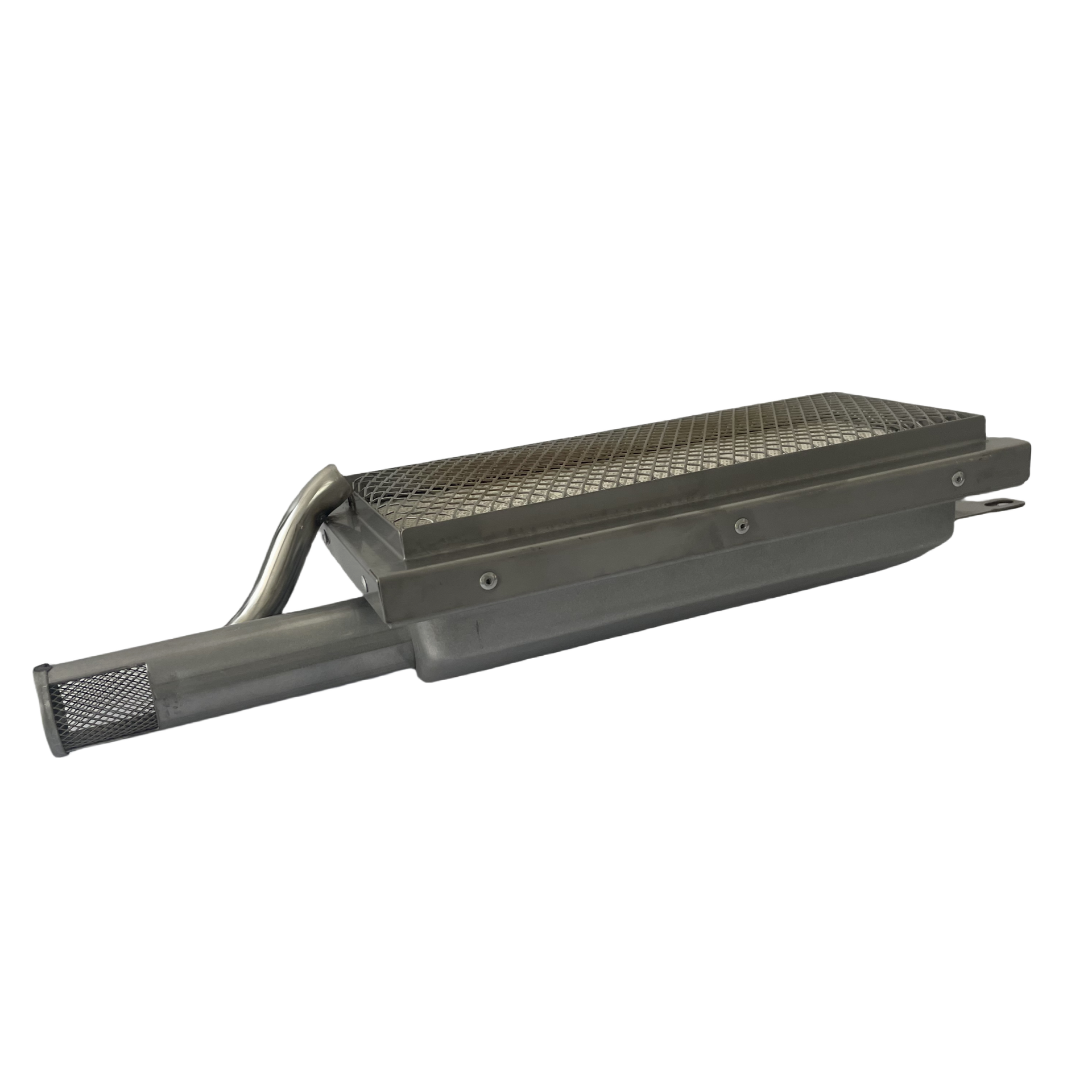 BBQ Infrared Searing Burner Stainless Steel Ceramic Gas Burner (Square 9.8x4.5 inch)
