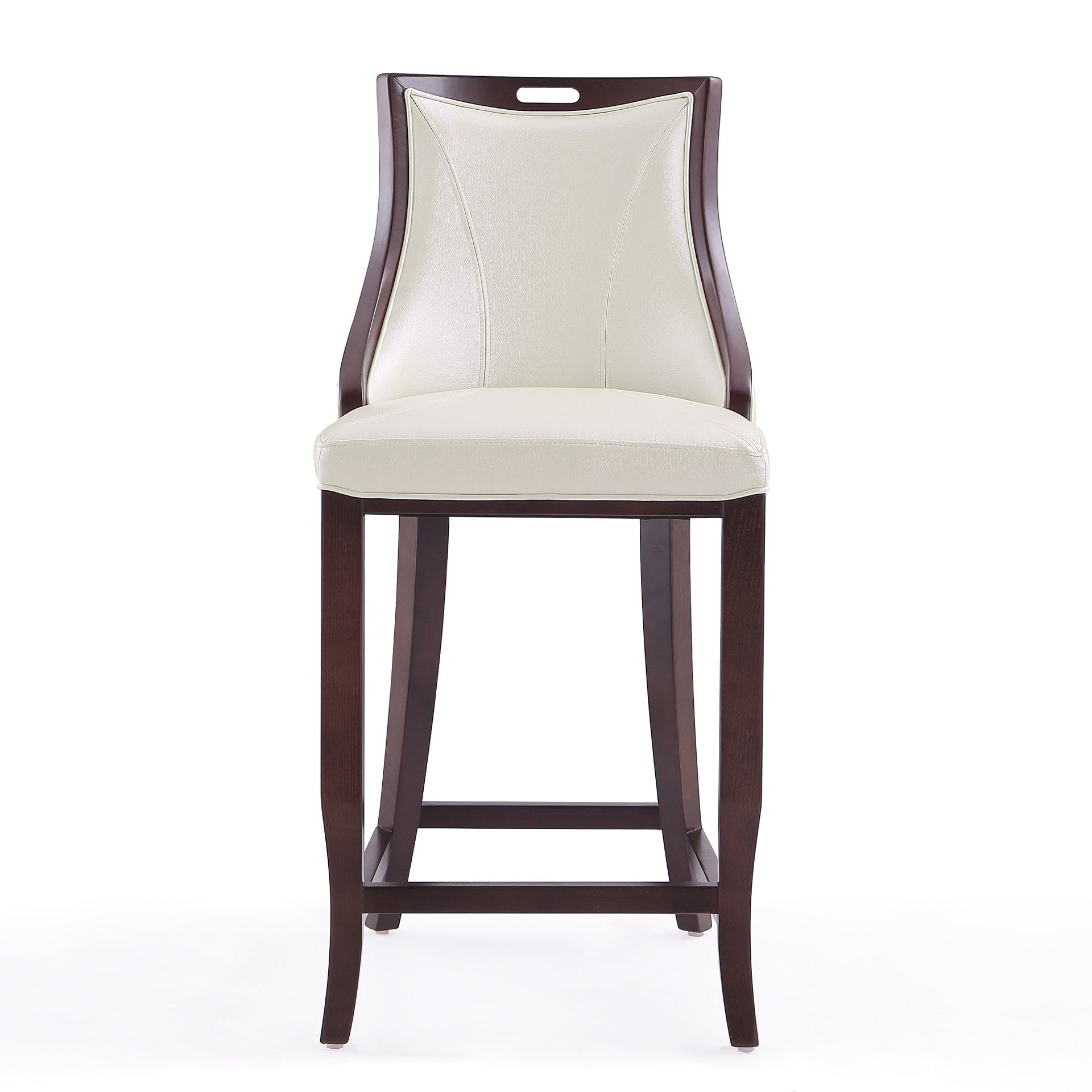 Barstool in Pearl White