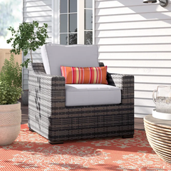 Fully Assembled Patio Chair with Cushion