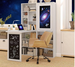 Fold-out Convertible Office Desk, Wall Mount Computer Desk