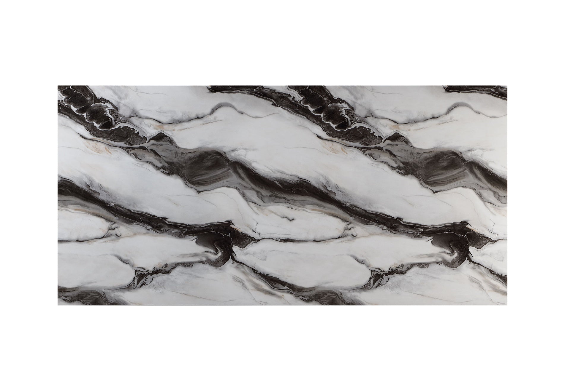STACEY ZEBRA WHITE/BLACK DINING TABLE