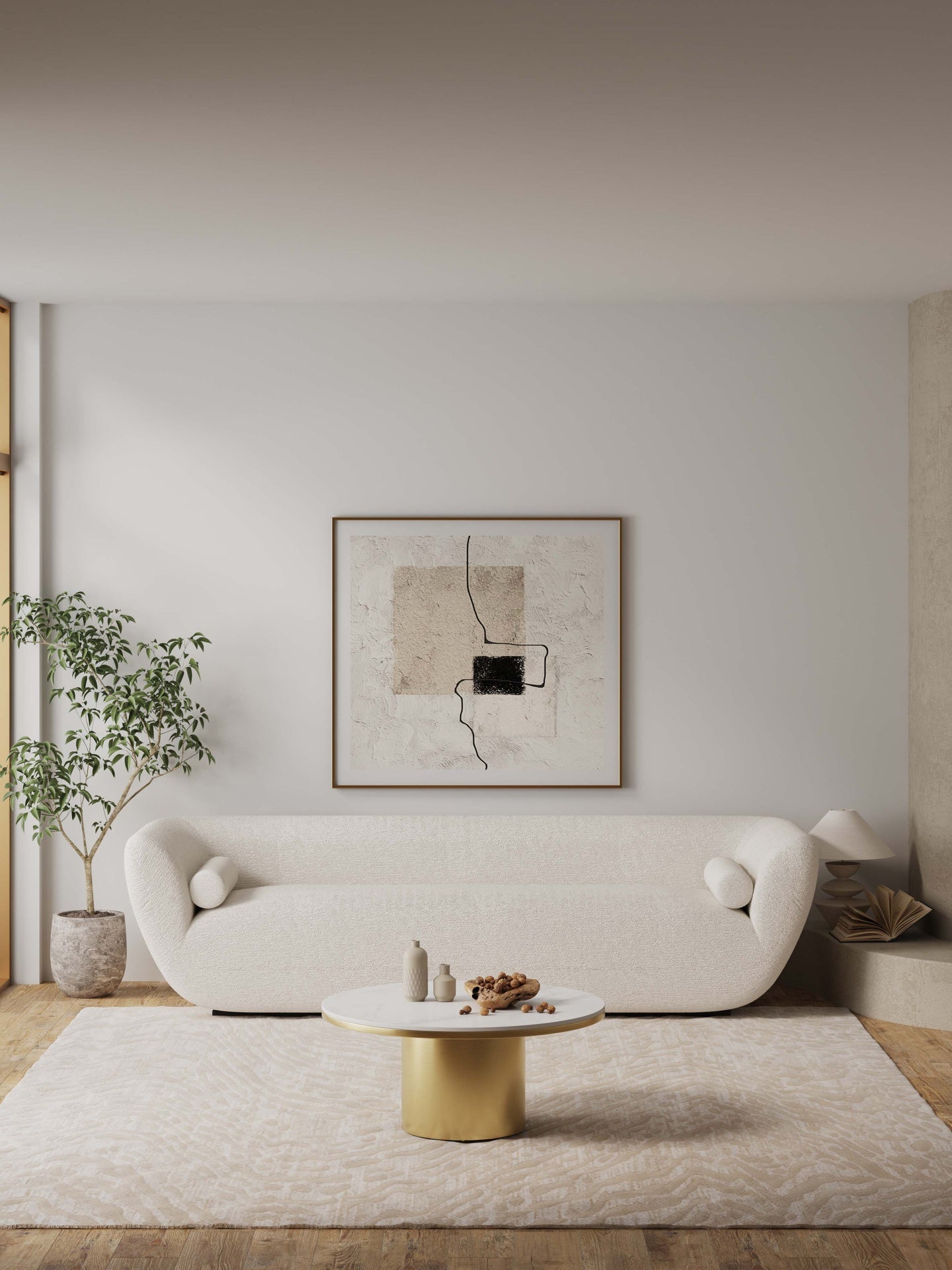 Coffee Table in Gold