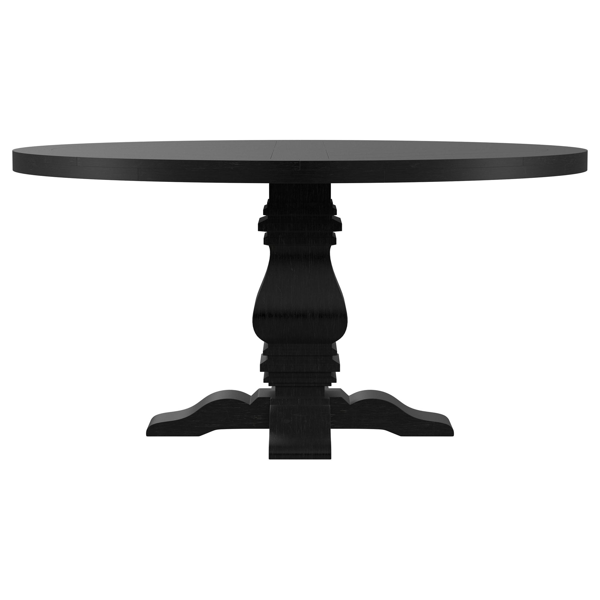 Allende Black Round Dining Table