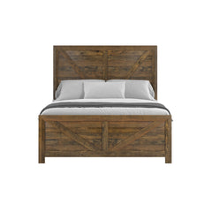 Brown Queen Bed