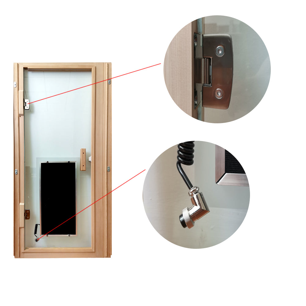 One-person sauna room front wall (W632S00002)