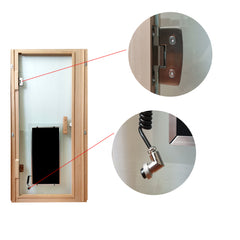 One-person sauna room front wall (W632S00002)