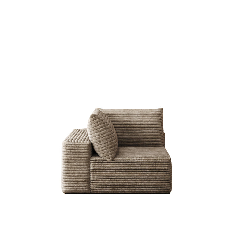 Cloud Sectional Couch,Modern Modular Sofa with Deep Seat, Upholstered Couches for Living Room Bedroom,No Assembly Required,Camel (Plush Corduroy Fabric)