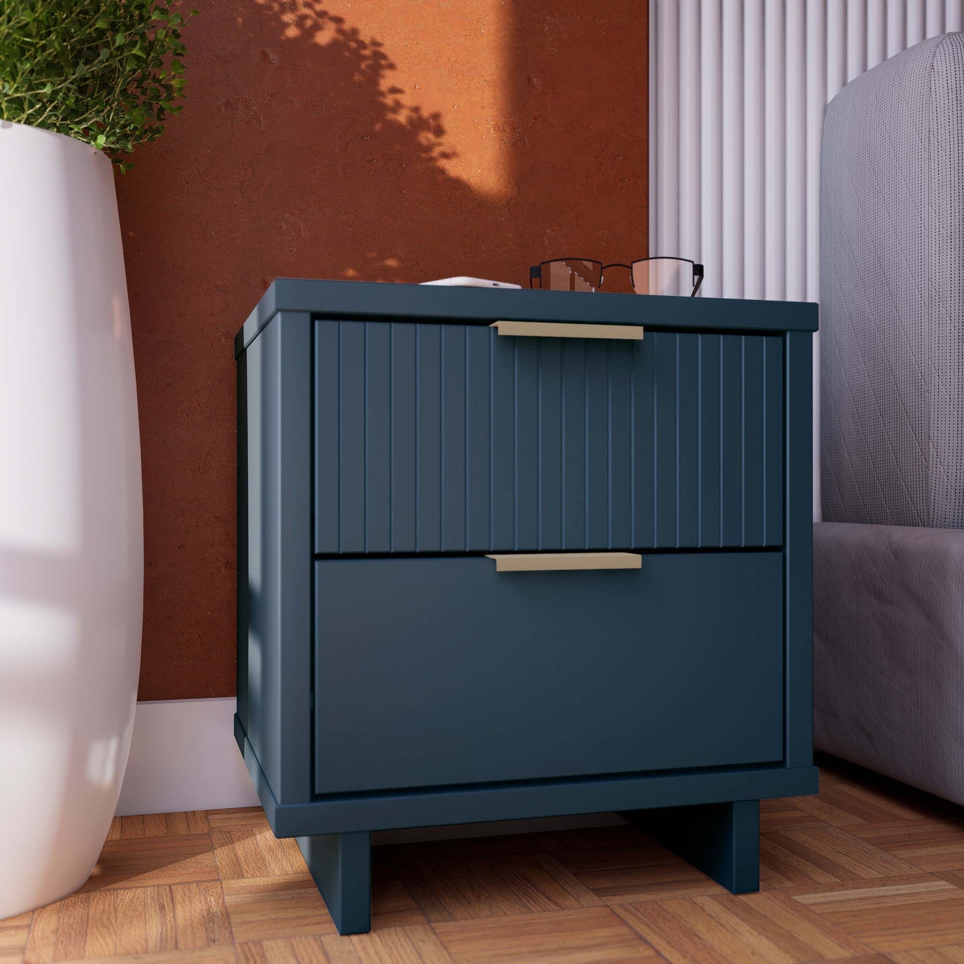 Nightstand in Midnight Blue