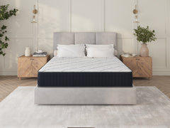 Assembled in USA - 10" Twin Nest Basic Innerspring Hybrid Mattress, Pressure Relief, and Motion Isolation, CertiPUR-US and Oeko TEX Certified