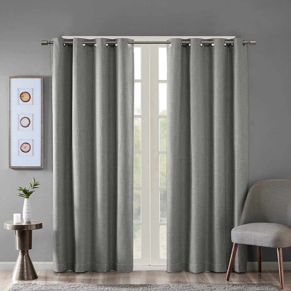 Printed  ed Blackout Grommet Top Curtain Panel(Only 1 Pc Panel)