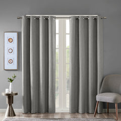 Printed  ed Blackout Grommet Top Curtain Panel(Only 1 Pc Panel)