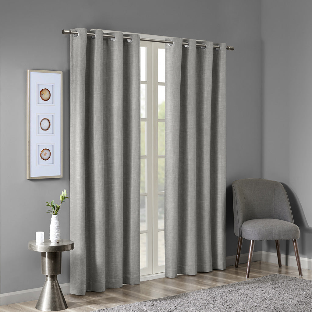 Printed  ed Blackout Grommet Top Curtain Panel(Only 1 Pc Panel)