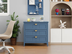 3 Drawer Cabinet, American Furniture,Suitable for bedroom, living room, study