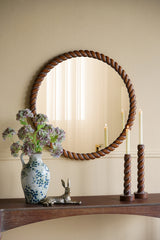 S/2 Brown Birch Wood Candle Holders with Spiral Design, S:3.5x3.5x11"  L:3.5x3.5x13"