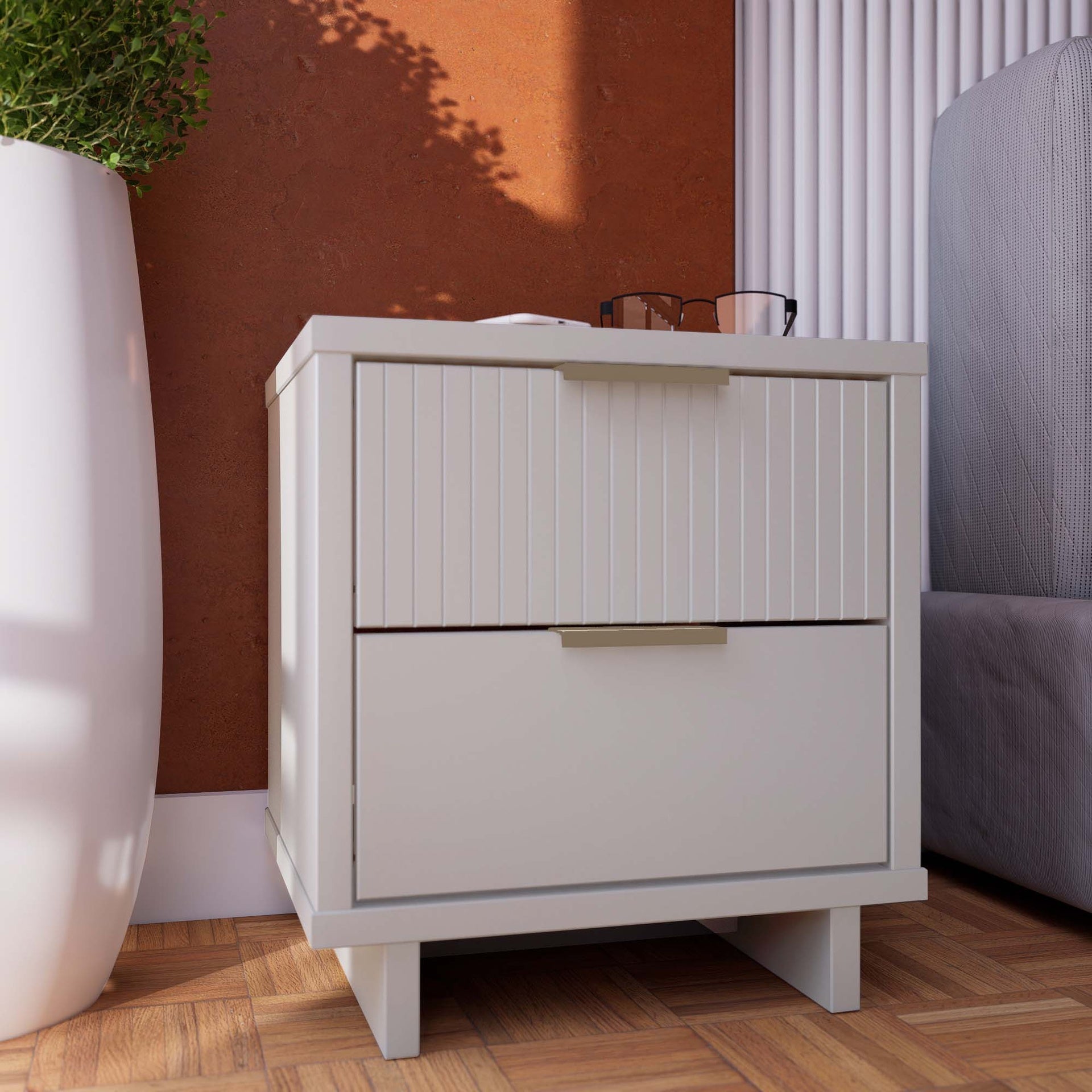 Nightstand in White