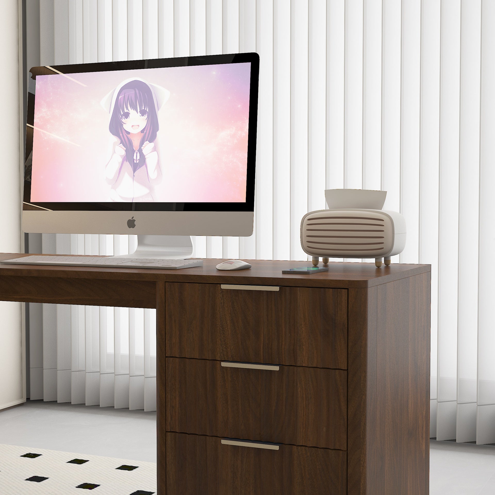 L Shaped Desk,Computer Desk with Drawers,Bookshelf,Modern Corner Desk,Home Office Desk,L-Shaped Study Table Writing Desk,Corner Gaming Computer Desk with Storage