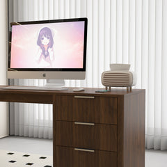 L Shaped Desk,Computer Desk with Drawers,Bookshelf,Modern Corner Desk,Home Office Desk,L-Shaped Study Table Writing Desk,Corner Gaming Computer Desk with Storage