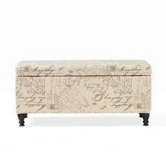 Storage Ottoman,Rectangular Ottoman Bench,Upholstered Storage Bench,Foot Rest for Living Room, Entryway and Bedroom,