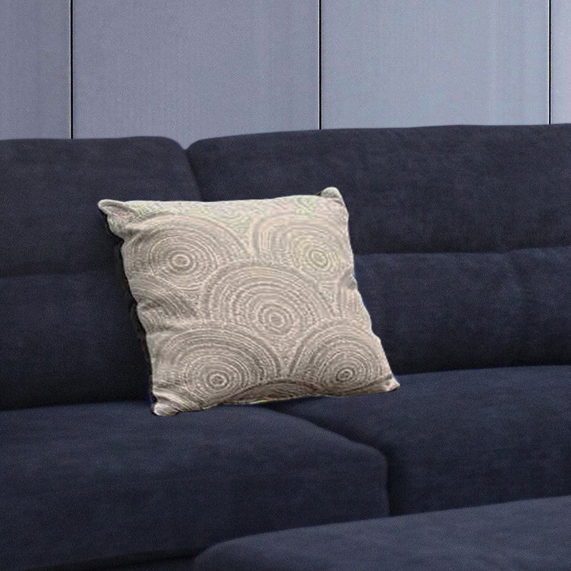 Domenico 100"W Black Fabric Sectional Sofa with Right Facing Chaise, Storage Ottoman, and 2 Accent Pillows