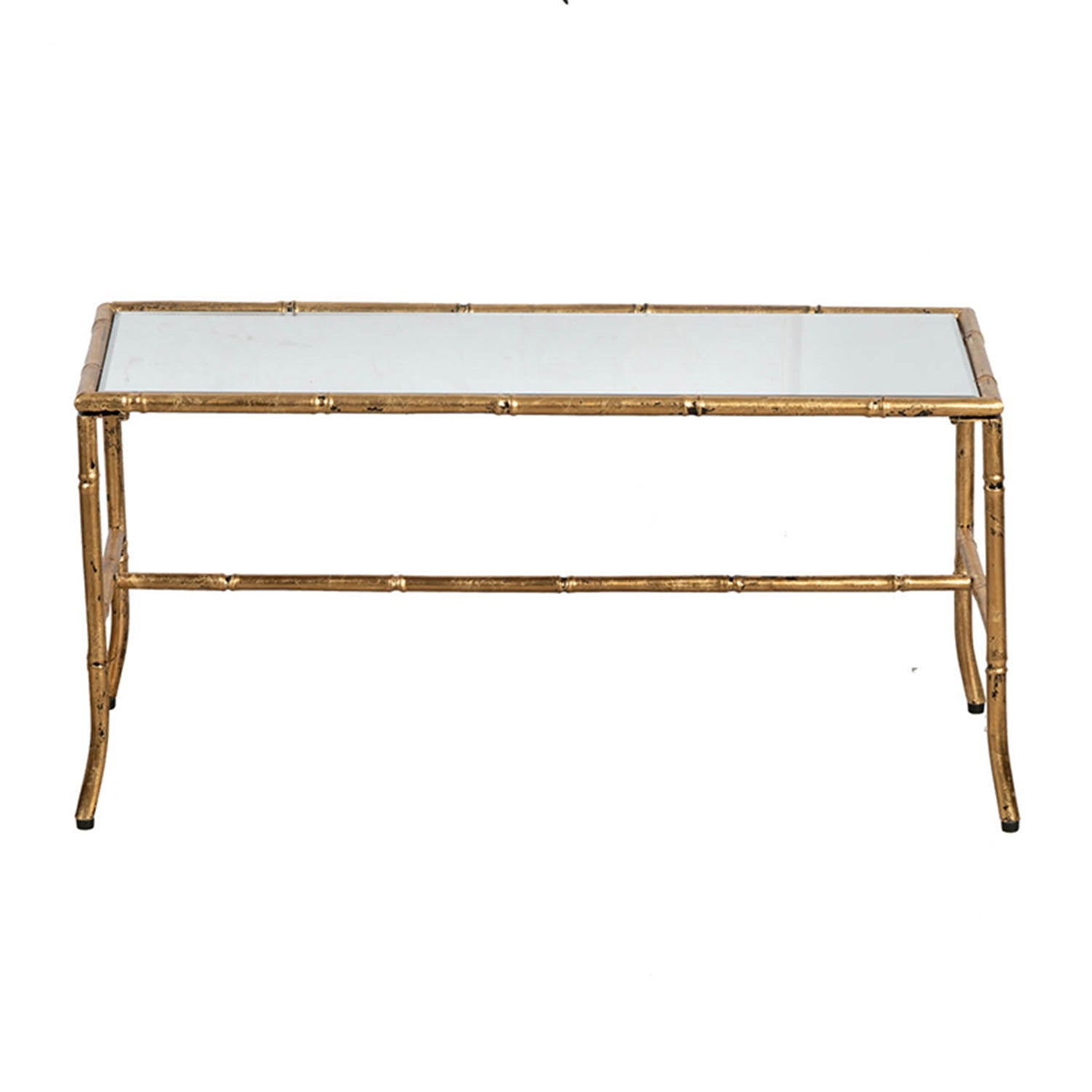 36x16x16.5" Antique Gold Coffee Table